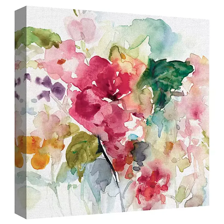 Kirklands Home Canvas Art|Citrus Floral Punch Canvas Art Print Multi