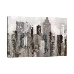 Kirklands Home Canvas Art|City Mood Canvas Art Print Gray