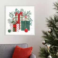 Sale Classic Christmas Gifts Framed Canvas Art Print Christmas Art & Wall Decor