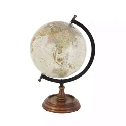Best Classic Ivory Mango Wood Base Globe Statues & Figurines