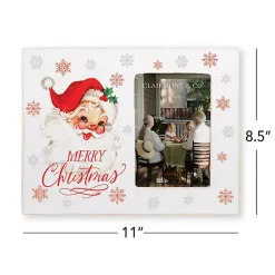 Classic Santa Merry Christmas Picture Frame, 4x6 Christmas Decorations
