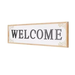 Kirklands Home Wall Quotes & Signs|Classic Wooden Welcome Wall Plaque