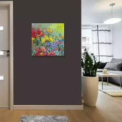 Kirklands Home Canvas Art|Clay Flowers Canvas Art Print Multi