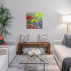 Kirklands Home Canvas Art|Clay Flowers Canvas Art Print Multi