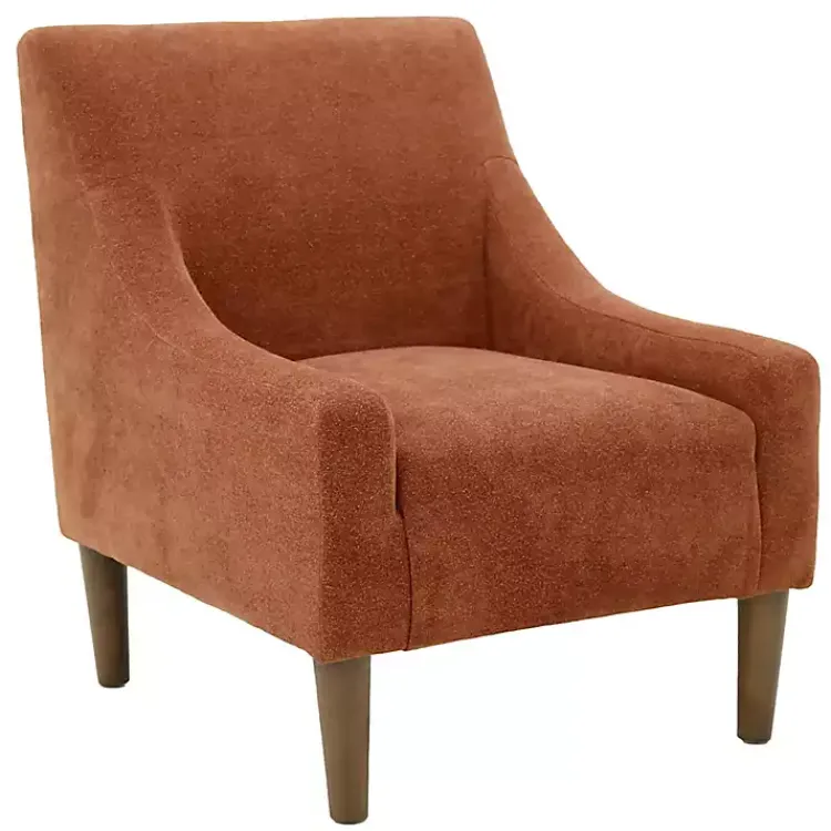 Kirklands Home Accent Chairs|Clay Upholstered Shea Accent Chair Orange