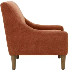 Kirklands Home Accent Chairs|Clay Upholstered Shea Accent Chair Orange