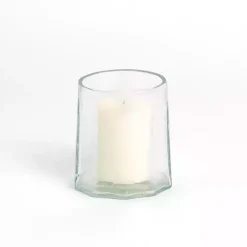 Sale Hammered Glass Hurricane, 5 in. Candle Holders