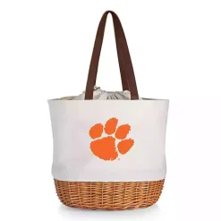 Kirklands Home Serving & Entertaining|Clemson Tigers Canvas Tote Bag Orange