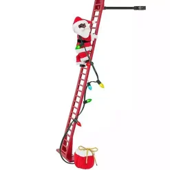 Sale Climbing Musical Plush Santa Christmas Decorations