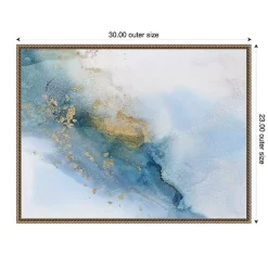 Kirklands Home Canvas Art|Cloud Land Framed Canvas Art Print Blue