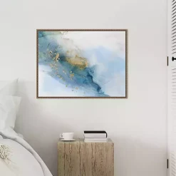 Kirklands Home Canvas Art|Cloud Land Framed Canvas Art Print Blue