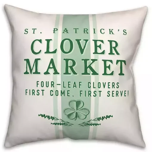 Outlet Clover Market Indoor/Outdoor Pillow Pillows