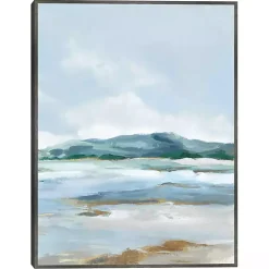 Kirklands Home Canvas Art|Coastal Mountains I Framed Canvas Art Print Blue