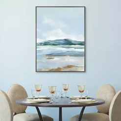 Kirklands Home Canvas Art|Coastal Mountains I Framed Canvas Art Print Blue