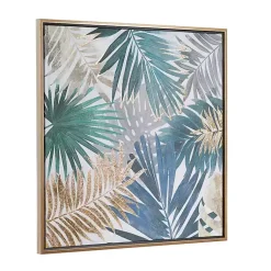Kirklands Home Canvas Art|Coastal Palms Framed Canvas Art Print