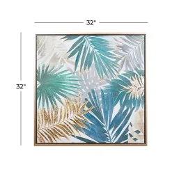 Kirklands Home Canvas Art|Coastal Palms Framed Canvas Art Print