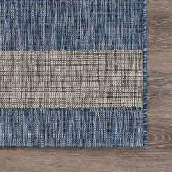Kirklands Home Outdoor Rugs|Coastal Stripes Outdoor Area Rug, 7x9
