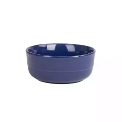 Kirklands Home Dinnerware|Cobalt Linear Cereal Bowls, Set of 6 Blue