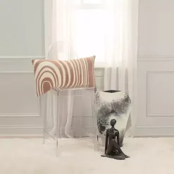 Online Cocoa and Natural Wave Lumbar Pillow Pillows