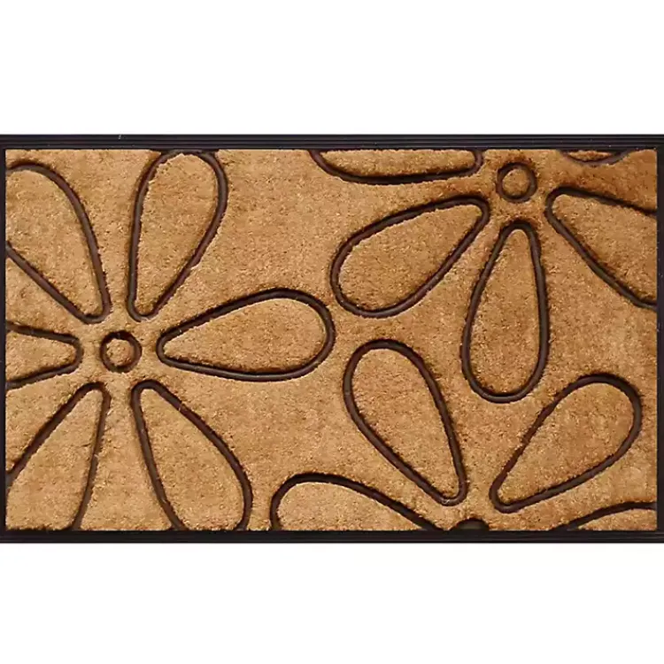 Kirklands Home Doormats|Coir and Rubber Flowers Doormat