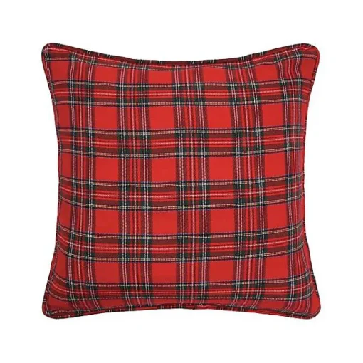 Online Collie Plaid Christmas Pillow Christmas Pillows