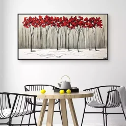 Kirklands Home Framed Art|Collision of Seasons Framed Canvas Art Print