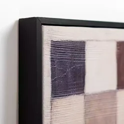 Kirklands Home Canvas Art|Color Block Squares Framed Canvas Art Print Multi