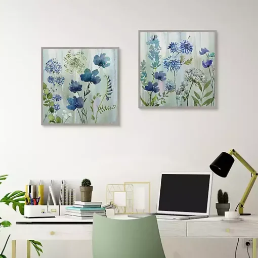 Kirklands Home Framed Art|Color Wash 2-pc. Framed Canvas Art Set