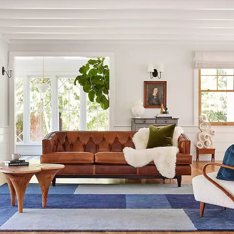 Kirklands Home Area Rugs|Colorado Emily Henderson x RugsUSA Area Rug, 5x8 Blue