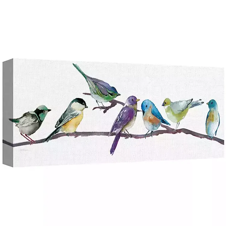 Kirklands Home Canvas Art|Colorful Bird Spot Canvas Art Print Multi