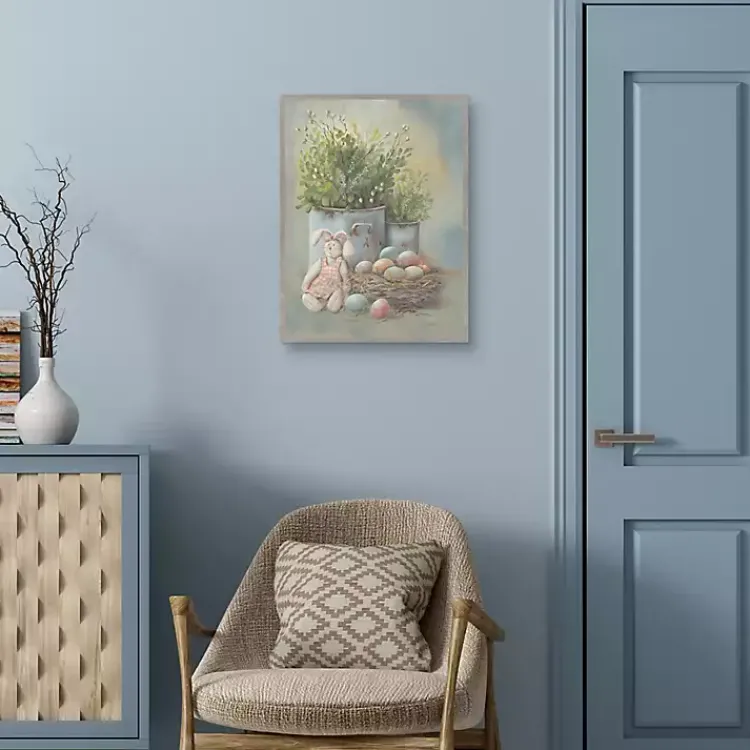 Outlet Colorful Eggs Rustic Easter Canvas Wall Art Easter Decorations