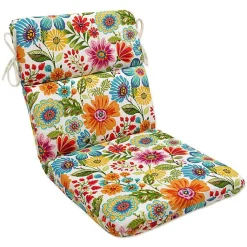 Kirklands Home Outdoor Cushions & Pillows|Colorful Floral Outdoor Chair Cushion Multi
