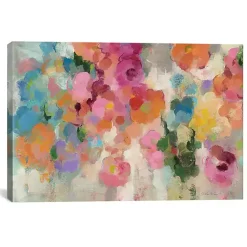 Kirklands Home Canvas Art|Colorful Garden I Giclee Canvas Art Print, 40x26 Multi