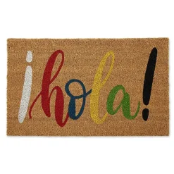 Kirklands Home Doormats|Colorful Hola Doormat Multi