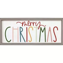 Online Colorful Merry Christmas Wall Plaque Christmas Decorations