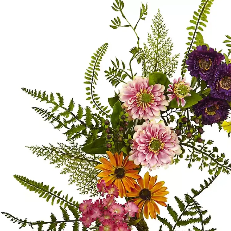 Online Colorful Mixed Floral Wreath Wreaths