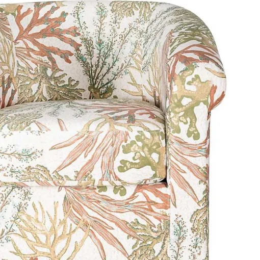 Kirklands Home Accent Chairs|Colorful Ocean Bonnie Swivel Accent Chair Green