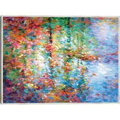 Kirklands Home Canvas Art|Colorful Reflections I Framed Canvas Art Print