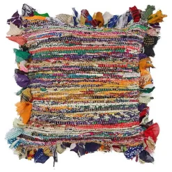 Online Colorful Striped Shabby Chic Throw Pillow Pillows