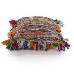 Online Colorful Striped Shabby Chic Throw Pillow Pillows