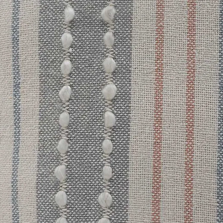 Hot Colorful Textured Striped Accent Pillow Pillows