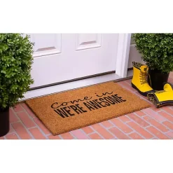 Kirklands Home Doormats|Come In We're Awesome Coir Doormat