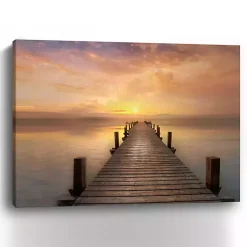 Kirklands Home Canvas Art|Comfort Bay Sunset Canvas Art Print, 48x36 in.