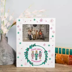 Clearance Confetti Nutcracker Trio Wreath Picture Frame, 4x6 Christmas Decorations