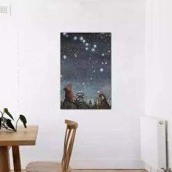 Kirklands Home Canvas Art|Constellations Giclee Canvas Art Print Blue
