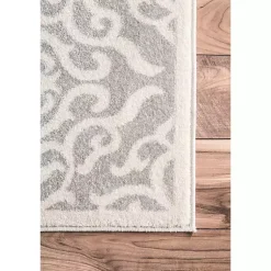 Kirklands Home Area Rugs|Contessa Diamond Area Rug, 8x10