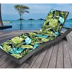 Kirklands Home Outdoor Cushions & Pillows|Cool Tropics Outdoor Chaise Cushion, 72x21 in.