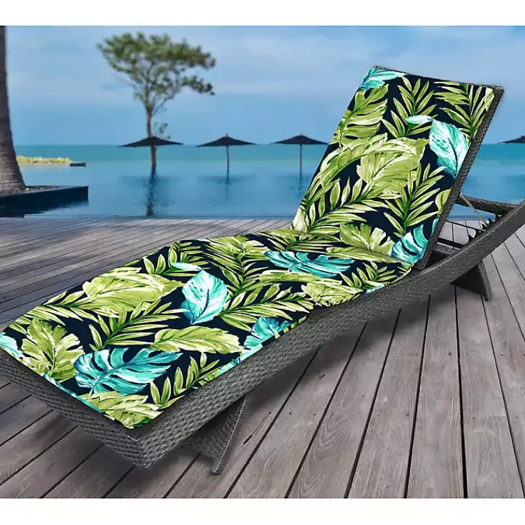 Kirklands Home Outdoor Cushions & Pillows|Cool Tropics Outdoor Chaise Cushion, 72x21 in.