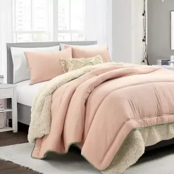 Kirklands Home Comforters|Coral & Sage Reversible 3-pc. Queen Comforter Set