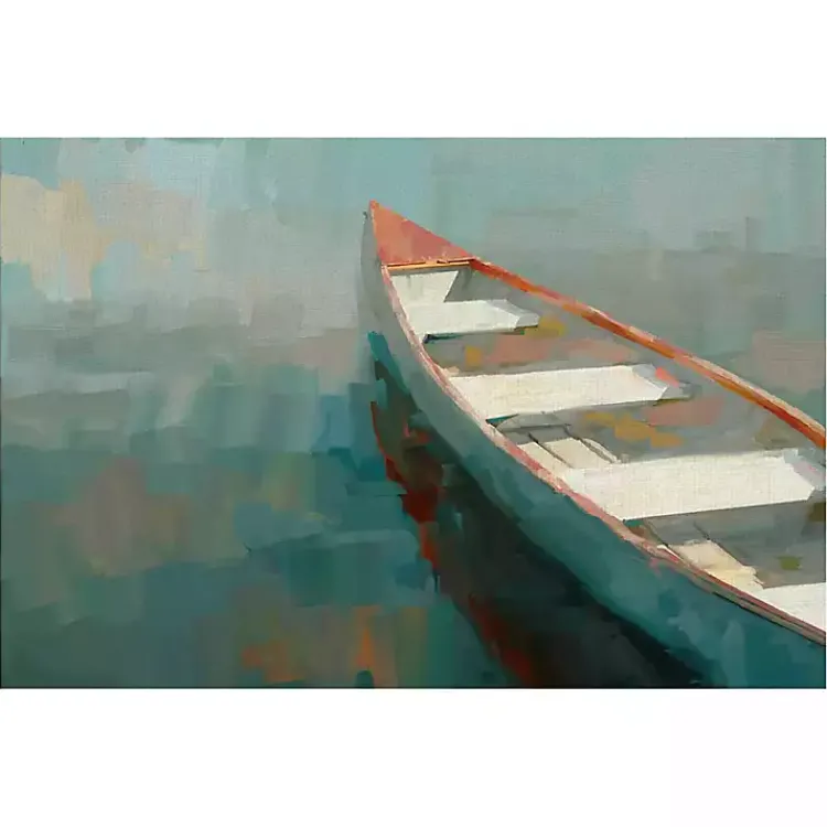 Kirklands Home Canvas Art|Coral Canoe I Canvas Art Print